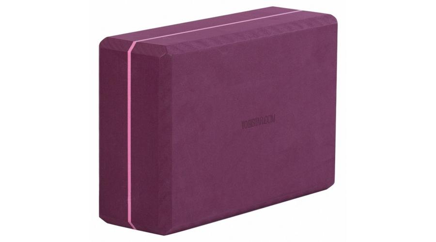 Caramida Yoga Spuma Bordeaux - Yogistar - 22.6x15.3x7.8cm